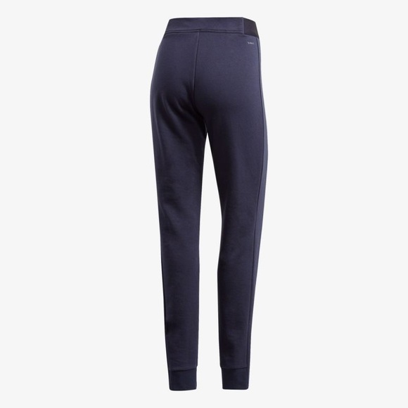 Adidas High Waist Women's Jogger Pants Navy Blue - Picture 6 of 15